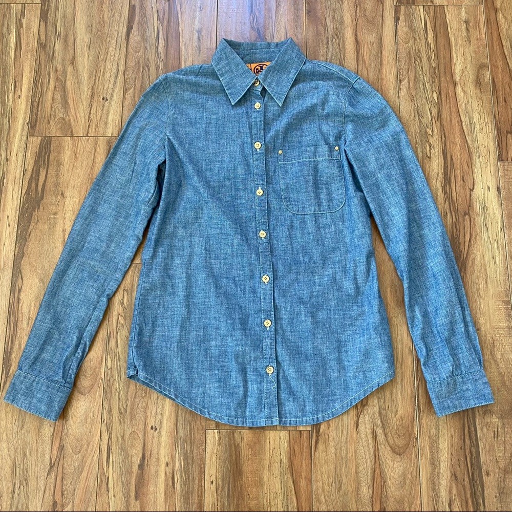 Tory Burch button down shirt top